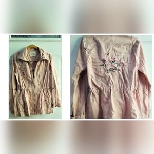 Ashley Boutique Dusty Pink Cargo Jacket